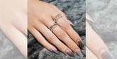 Stackable Melee Diamond Band Rings  - Courtesy of Dynamic International